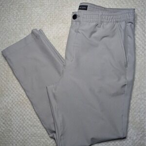 Marc New York Performance Pants Men's 36x32 Gray Stretch Travel Golf Lightweight